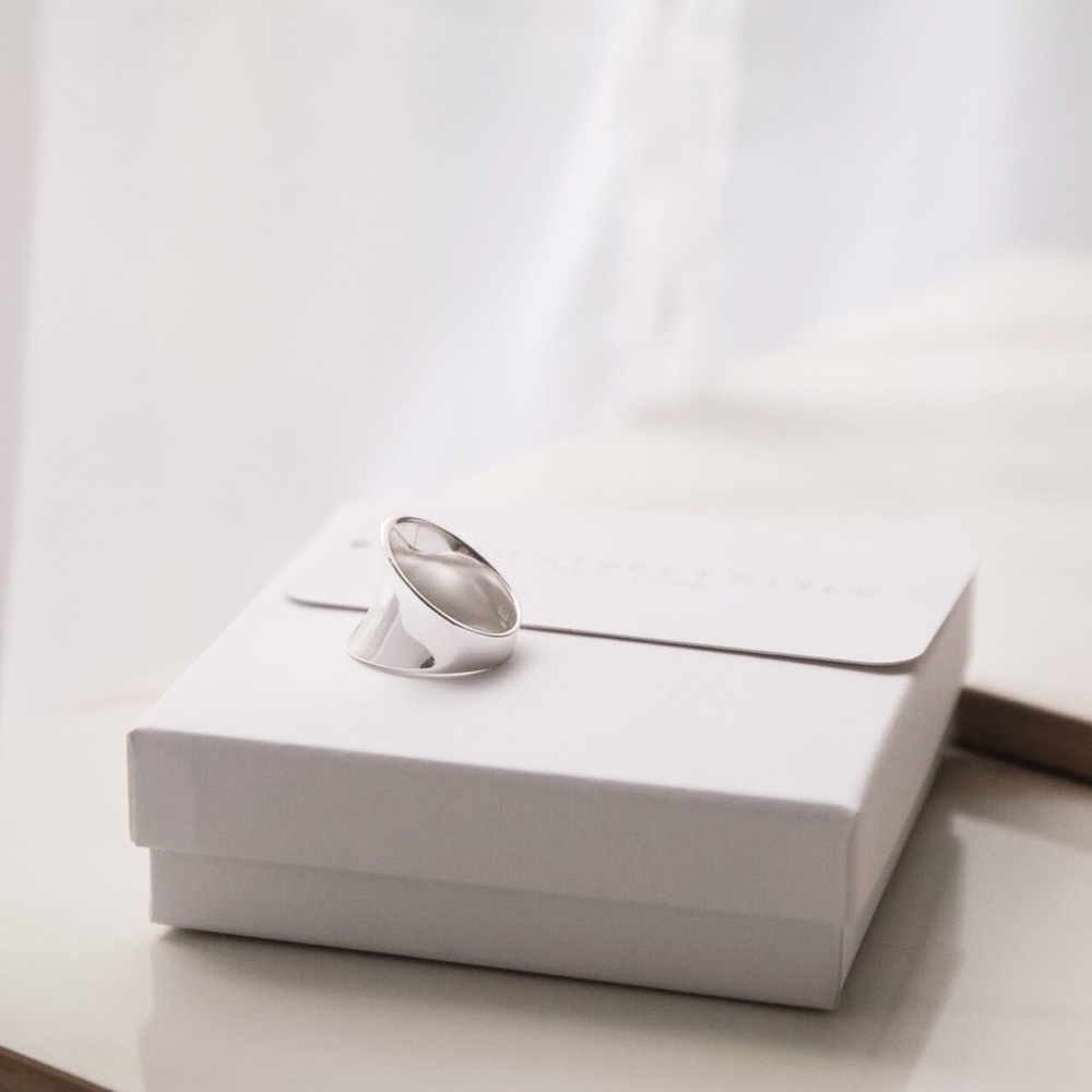 Statement Midi Ring | 925 Silver - Picture 4 of 5
